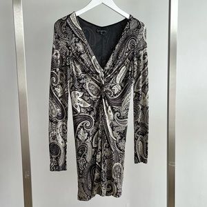 Etro Paisley Viscose Jersey Mini Dress